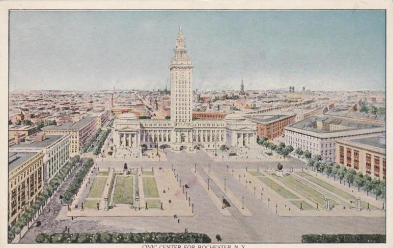 The Proposed Civic Center, Rochester, New York - WB