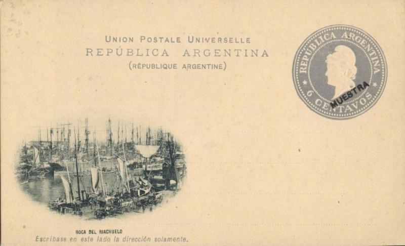 argentina, BUENOS AIRES, Boca del Riachuelo (1899) Postal Stationery