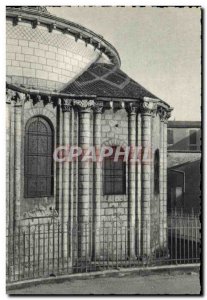 Old Postcard Face From Poitiers Church of Saint Hilaire The Grand Bedside