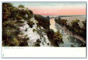 Waco Texas TX Postcard Bird's Eye View Of Lovers' Leap c1905's Tuck Antique