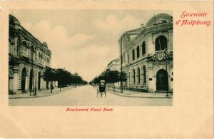 CPA AK INDOCHINA Haiphong Boulevard Paul Bert VIETNAM (959365)