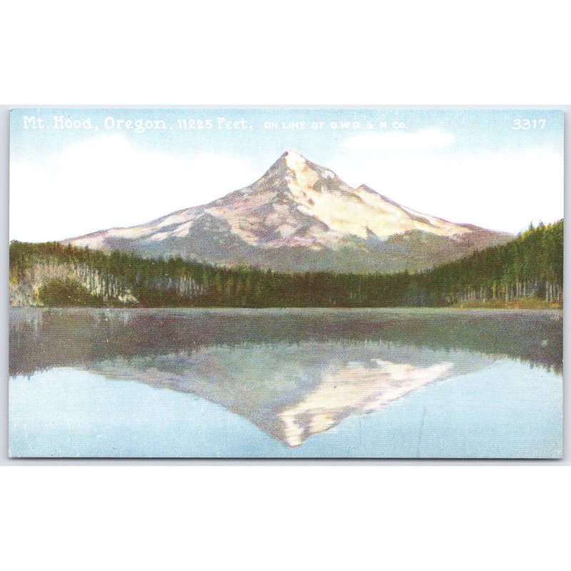 Postcard Mt. Hood Oregon Scenic View Pacific Novelty Co.