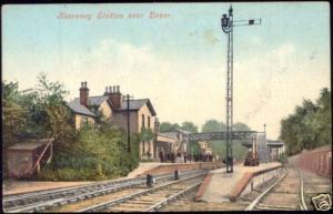 kent, DOVER, Kearsney Railway Station (1913)