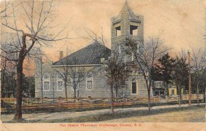 Clinton South Carolina The Chapel Thornwell Orphanage, Vintage Postcard U26627