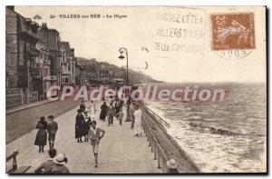 Old Postcard Villers Sur Mer La Digue