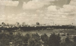 Vintage Postcard 1910's Skyline Amarillo Texas Conoco Touraide