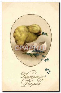Old Postcard Easter Chick