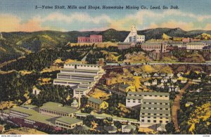 LEAD, South Dakota, PU-1953; Yates Shaft, Mills And Shops, Homestake Mining Co.