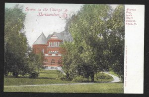 Morrill Hall Outside Iowa State College Ames IA Unused c1905