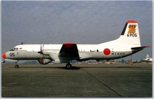 NAMC YS-11T 6905 of 205 Kokutai JMSDF at Shimofusa AB, Japan Aircraft Postcard