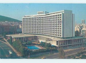 1983 postcard HILLTON HOTEL Athens Greece F6424