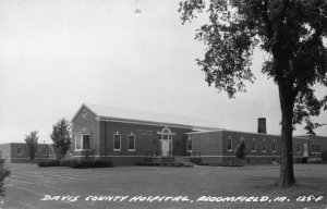 Real Photo Postcard Davis County Hospital in Bloomfield, Iowa~122212