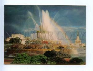 197711 RUSSIA MOSCOW Exhibition Achievements 3-D postcard