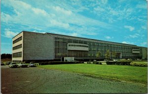 Vtg 1950s Laval University Faculty of Medicine Quebec Canada Chrome Postcard