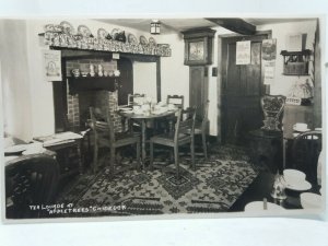 The Lounge Appletrees Cottage Chideock Dorset Vintage Real Photo Postcard 1930s