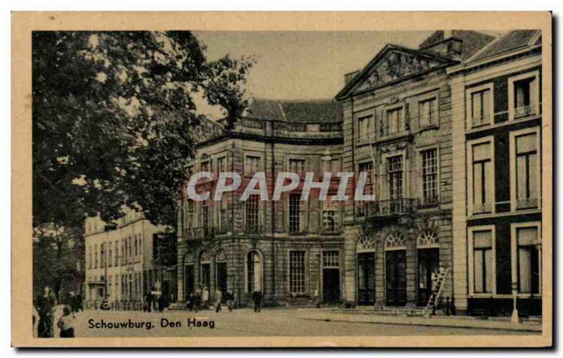 Old Postcard Netherlands Schouwburg Den Haag