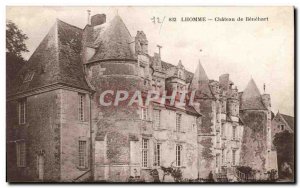 Old Postcard Chateau De Lhomme Benehart