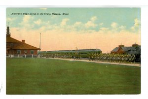 Military - WWI, Montana Boys Going to the Front