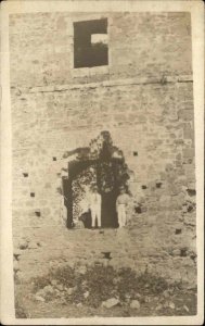 ST THOMAS VIRGIN ISLANDS VI Priates Castle Antique RPPC Real Photo Postcard