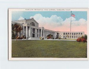 Postcard Oakland Technical High School Oakland California USA