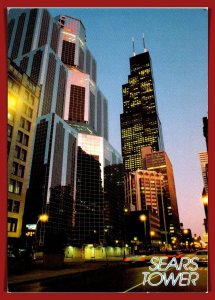 Illinois. Chicago - Sears Tower & Wacker Drive - [IL-386X]