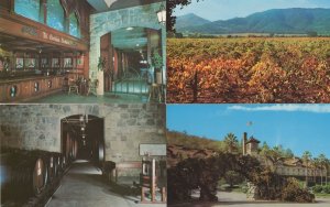 Christian Brothers Wine Champagne Cellar 4x St Helena USA Postcard s