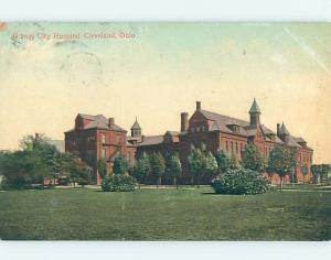 Divided-Back HOSPITAL SCENE Cleveland Ohio OH W3306