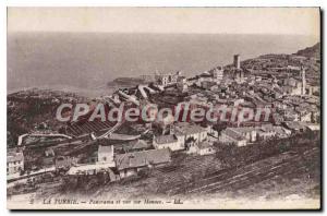 Postcard Old LA TURBIE Gnrale and views overlooking Monaco