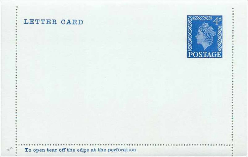 Entier Postal Stationery Postal Britain Great Britain 4d