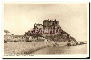 Old Postcard Jersey Mont Orgueil Castle Gorey