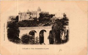 CPA CULAN Vue d'ensemble et pont (613305)