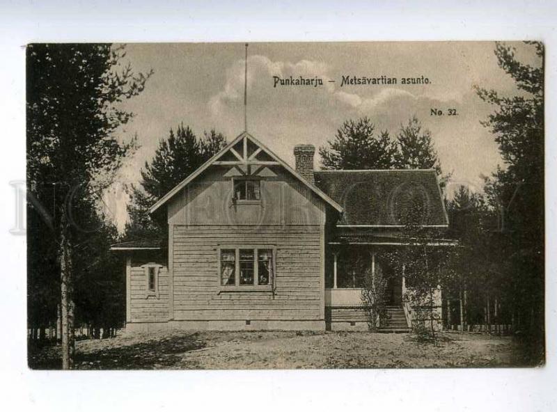 223156 FINLAND Punkaharju forester house #32 old postcard