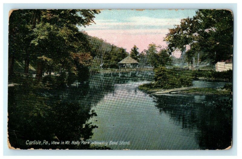 1920 View of Mt. Holly Park, Carlisle Pennsylvania PA Postcard