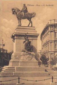 Italy Milano Monumento Garibaldi