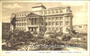 Brazil, Bresil, Brasil Rio De Janeiro La Bibliotheque Nationale 