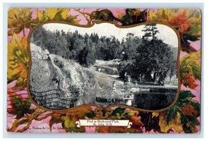 c1910's Pool In Rockwood Park St. John New Brunswick Canada Antique Postcard