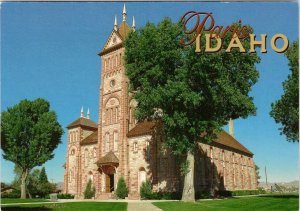 Paris ID Idaho TABERNACLE Mormon Church~Latter Day Saints  4X6 Religion Postcard