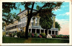 Vtg 1920s Chadbourne Hall University Of Wisconsin Madison WI Postcard