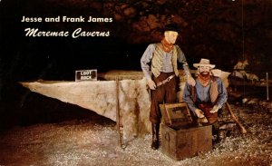 USA Jesse and Frank James Meramec Caverns Missouri Chrome Postcard 08.71