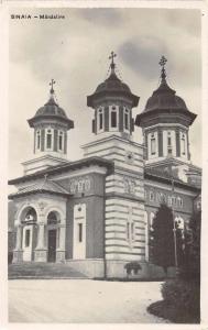 Sinaia Romania Monastery Exterior Real Photo Antique Postcard J74357