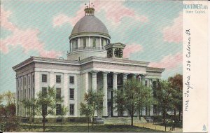 Montgomery AL State Capitol, Confederate Gov't. History, Tuck PC pre-1907, Clock