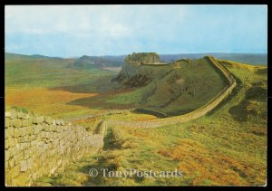 Roman Wall at Cuddy's Crag, Northumberland