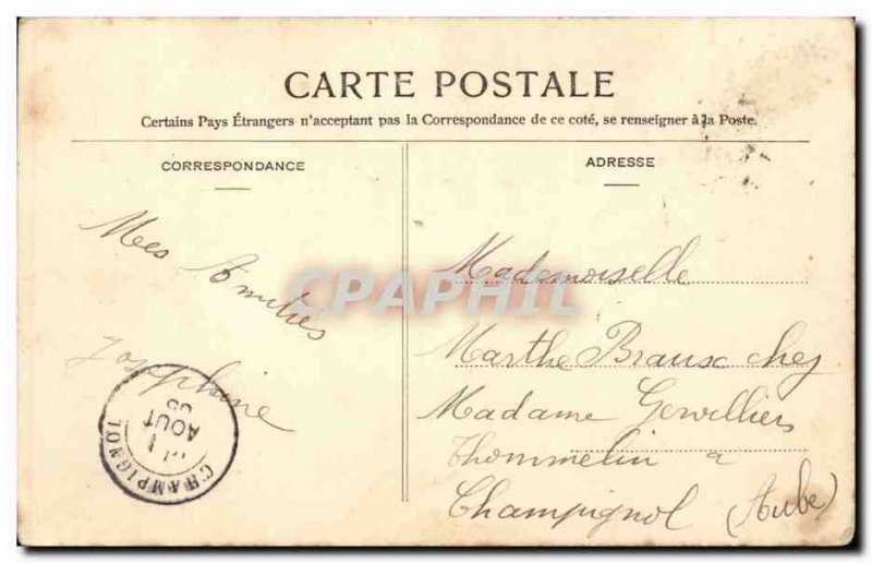 Troyes Postcard Old Bridge St. Catherine