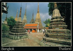 Thailand Bangkok Wat Pho Vintage Postcard BS.08