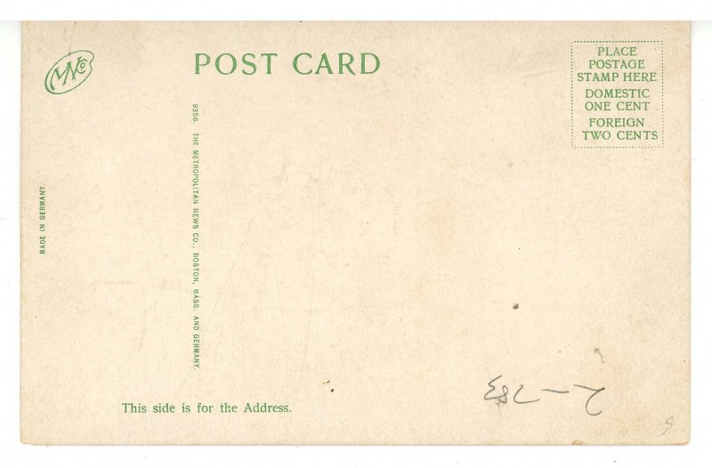 MA - Worcester. High School, Elm & Water Streets