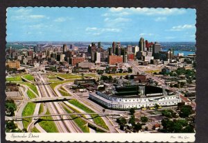 MI View Detroit Michigan Tiger Stadium Postcard