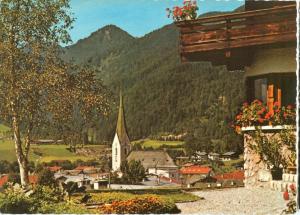 Austria, Sommerfrischort Kossen, am Wilden Kaiser, Tirol, 1980 used Postcard