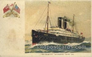 SS Caledonia Anchor Line, Ship Ocean Liners, Steamers Unused light wear close...