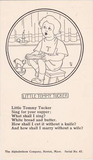 Alphabeticon Company Little Tommy Tucker