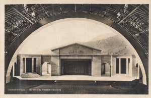 1930 Oberammergau Passion Play Theater Stage RPPC Postcard Germany